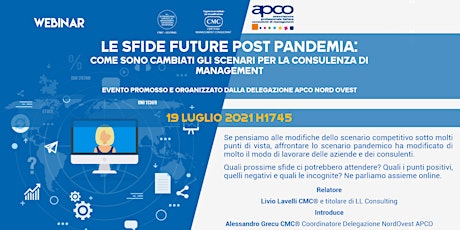 Immagine principale di LE SFIDE FUTURE POST PANDEMIA 