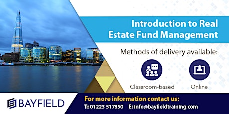 Bayfield Training - Intro to Real Estate Fund Management - Virtual Course