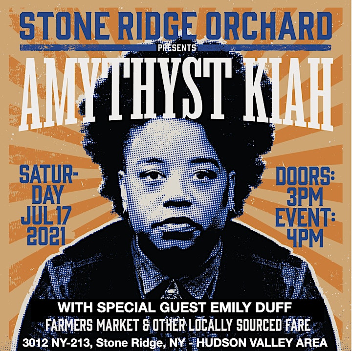 Stone Ridge Orchard Presents Amythyst Kiah July 17 image