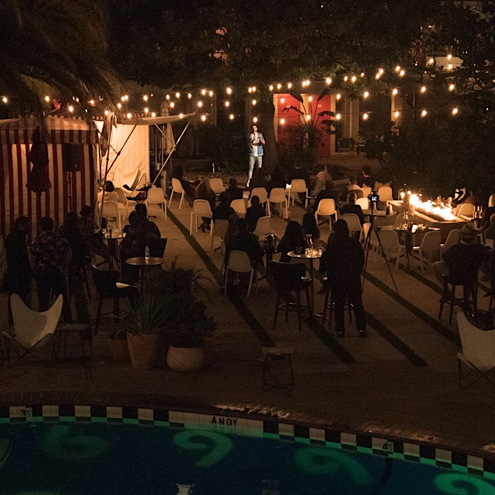 F Bomb Presents: Poolside Comedy at Chambers eat+drink! image