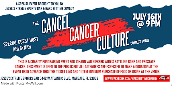 The Cancel Cancer Culture Comedy Show