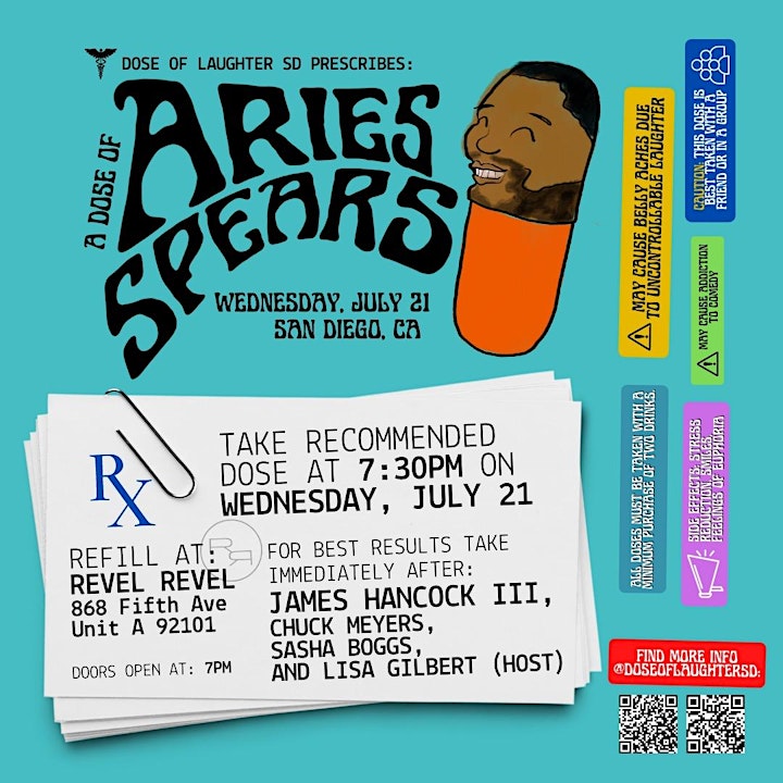 
		Aries Spears *As seen on MadTV* Downtown San Diego image

