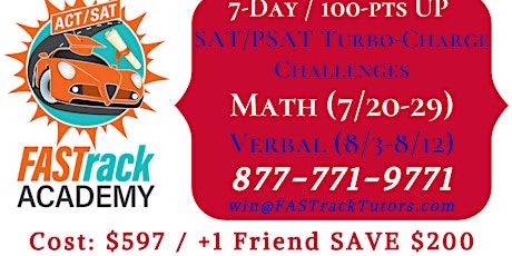 SAT/PSAT Math 7-Days / 100+ UP Challenge primary image