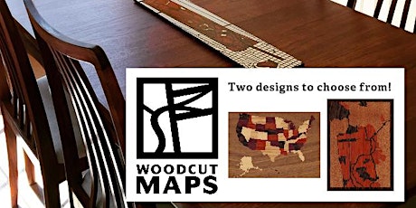 Make Your Own Wood-Inlay Map Trivet! (USA or San Francisco) at Woodcut Maps primary image