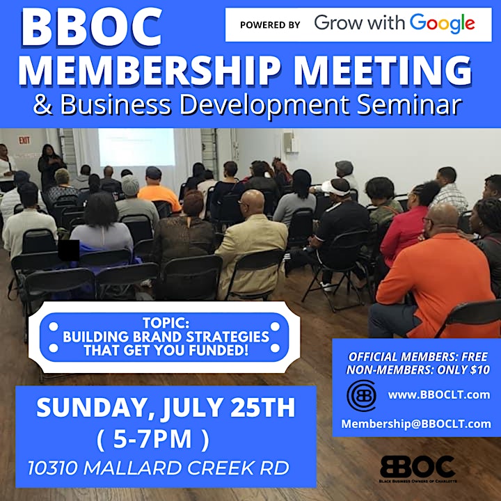  BBOC Membership Meeting & Business Development Seminar (powered by Google) image 