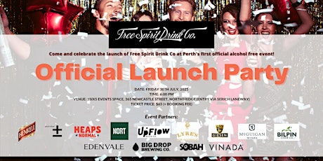 Free Spirit Drink Co. Official Launch Party primary image