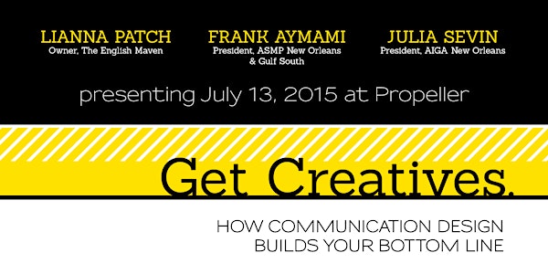 GET CREATIVES: Build your bottom line through communication design