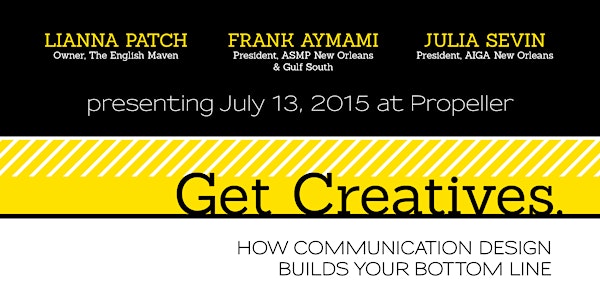 GET CREATIVES: Build your bottom line through communication design