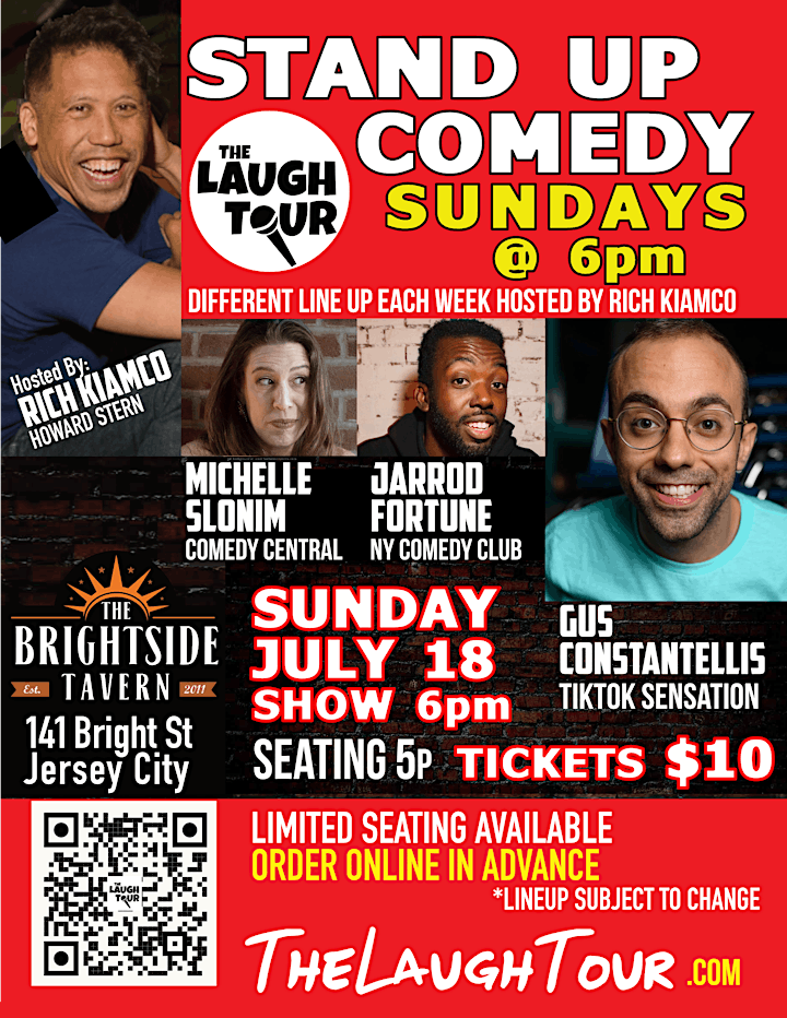 HALLOWEEN COMEDY SHOW @ The Brightside! SUN OCT 31 *Proof of VAX req image