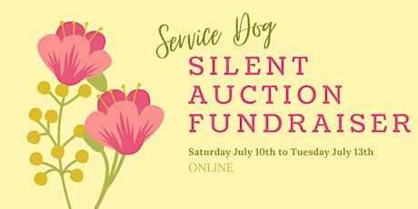 Service Dog Online Silent Auction Fundraiser primary image