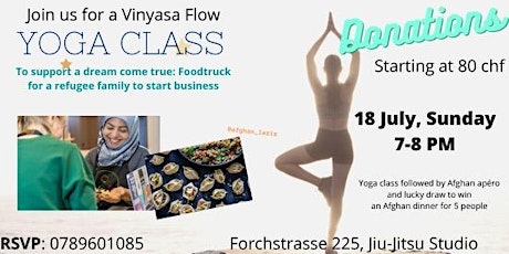 Hauptbild für Vinyasa Flow Yoga Class to support Crowdfunding