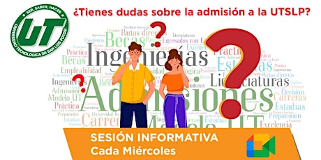 Imagen principal de Sesión Informativa: Admisión a la UTSLP