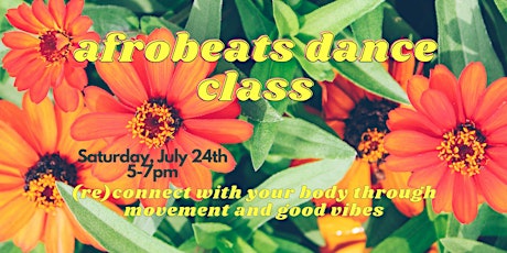 Afrobeats Dance Class primary image