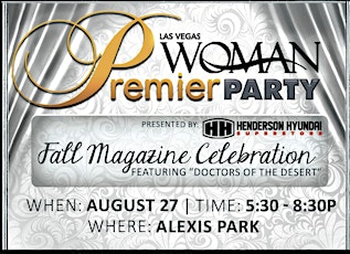 MAGAZINE PREMIER PARTY: Las Vegas Woman's Fall Issue! primary image