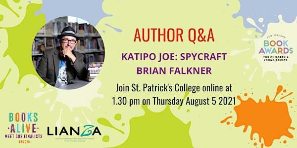 Books Alive Online Event: Author Q&A with Brian Falkner