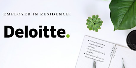 Employer in Residence: Deloitte primary image