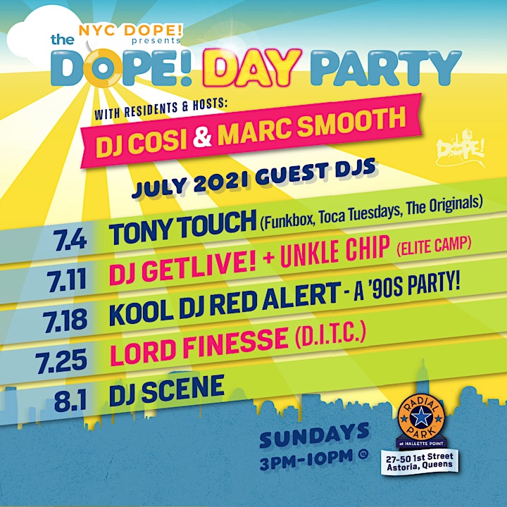 The 90s Dope Day Party ft. DJ Red Alert w/DJ Cosi & Marc Smooth image