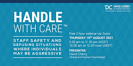 Handle with Care  (TM) Free 2 hour webinar Thurs 19 August 2021 primary image