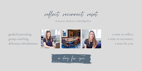 A one-day event to reflect, reconnect and reset