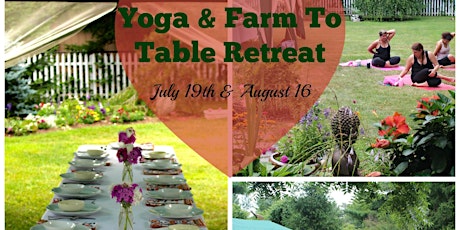Yoga & Farm To Table Cooking Class Retreat primary image
