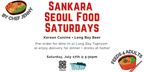 Seoul Food Saturdays by Sankara x Long Bay - July 17th primary image