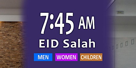 Eid Salah 7:45am - Men + Women + Children primary image