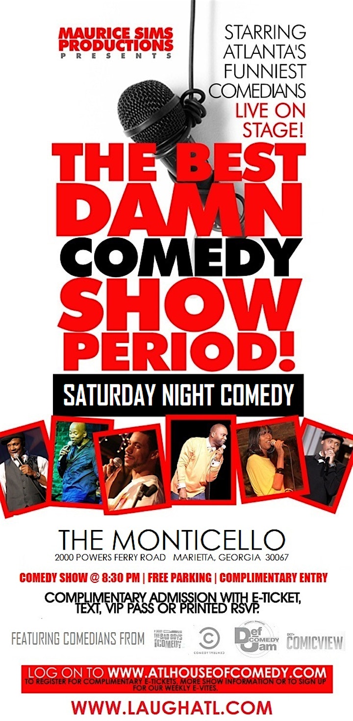The Best Damn Saturday Comedy Show Period! image