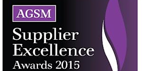 AGSM Supplier Excellence Awards 2015 primary image