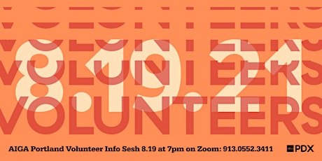 Volunteer Info Sesh – August