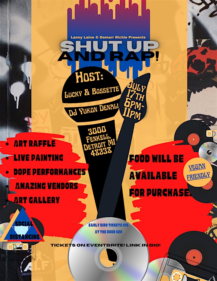 Shut Up And Rap Art & Music Showcase image