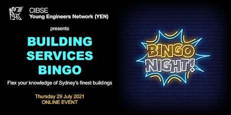 Imagem principal de CIBSE YEN: (Online) Building Services Bingo!