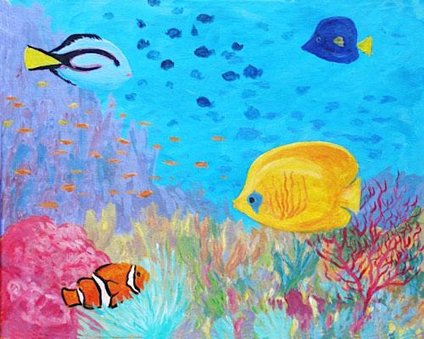 Pa'ina Paint Club - Coral Reef - CANCELLED