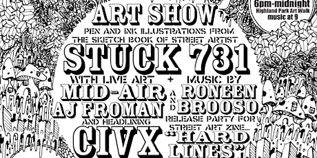 STUCK 731-ART SHOW Open to the Public July11th primary image