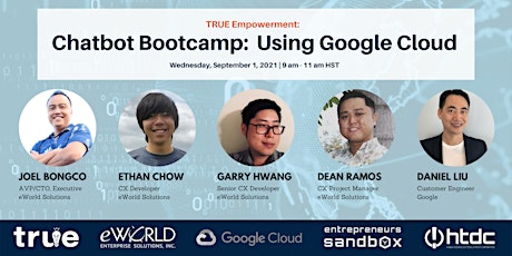 Chatbot Bootcamp: Using Google Cloud (Virtual) primary image