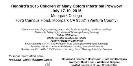 Redbird's 2015 Children of Many Colors Intertribal Powwow primary image