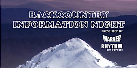 Backcountry Information Night primary image