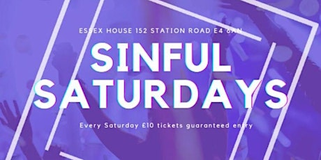 Sinful Saturday's comes to Essex House! primary image