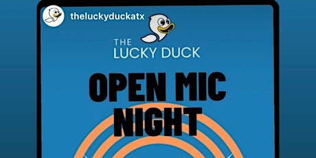 Open Mic Night at The Lucky Duck tickets