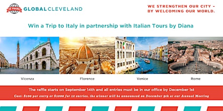 Win a Trip to Italy in partnership with Italian Tours by Diana primary image