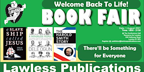Lawless Publications:  Welcome Back To Life!  BOOK FAIR