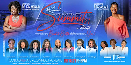 8th Annual Women on the MOVE Summit 2021 primary image