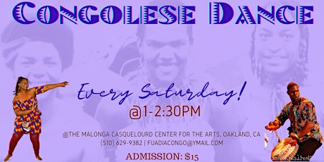 Congolese Dance @The Malonga Center (July 17-24, 2021) primary image