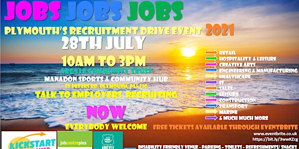 Plymouth Recruitment Drive Event 28.7.21