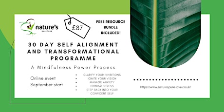 30 Day Self Alignment and Transformational Programme