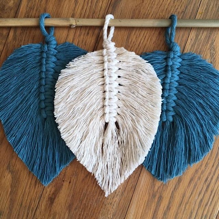 
		Macrame Workshop - Create your own decorative feather wall hanging image
