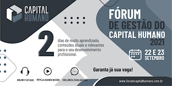 Fórum de Gestão do Capital Humano 2021