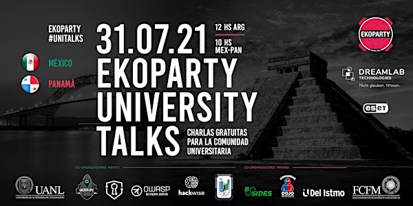 Ekoparty University Talks  México Panamá 2021