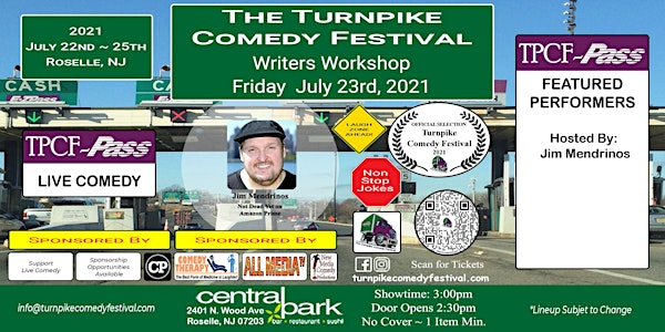 Turnpike Comedy Festival Writing Workshop - July 23rd