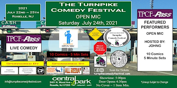 Turnpike Comedy Festival Open Mic - July 24th