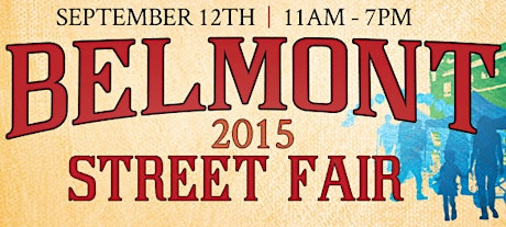 2015 Belmont Street Fair primary image